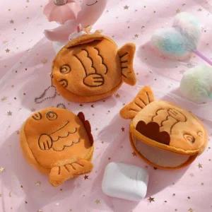 동전지갑 미니 파우치 케이스 키링 귀여운 붕어빵