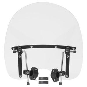 혼다 마그나 섀도우 스피릿 세이버 가와사키 벌칸 반 할리 데이비슨 스포츠스터 다이나 글라이드 소프트테일 스즈키 새비지 침입자 볼루시아 블러바드 야마하 크루저와 호환되는 대형 19인치 x17인치 클리어 윈드실