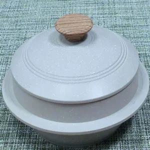 하꼬야 CT49EW97 가마솥 냄비 인덕션 뚝배기 스텐밥솥 3중 18cm