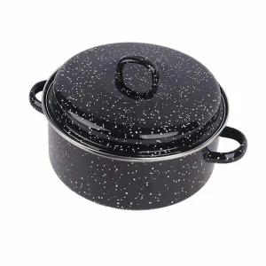 높은 IR16BJ59 열전도율 직화홀 직화구이 양수냄비-24cm