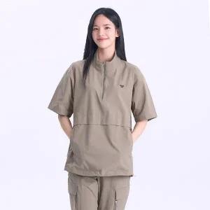 고품질 다운블로우DBS4TBE40052 여자하이넥 스트링반팔아노락 여름 (WFFWHS3)