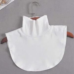 고품질 흰색 페이크 목폴라 여자 방한 목토시 용품 공갈 워머 (WFFWIGL)