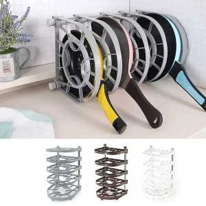 고품질 집안 부엌 냄비 주방 정리 조절 용품 높이 정리대 (WFFWJ34)