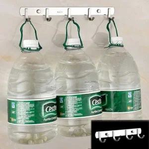 고품질 욕실 주방 꾸미기 벽행거 못대신 후크 4단 걸이 (WFFWJHP)