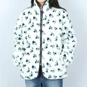 [파라노말샵](누빔) 자스민 플라워 하이넥 양털 점퍼 (파라노말샵)