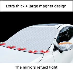 자동차 앞 유리 커버 눈 태양 보호기 창 서리 방지 얼음 방패 방수 외장 액세서리