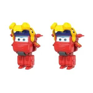 슈퍼윙스 3세 미니 장난감 로봇 루니 유아 선물 2P