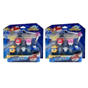 슈퍼윙스 남아 3세 선물 미니휠 자동차 5종세트 X2