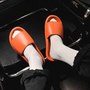 고품질 여성 편한 가벼운 힙한 물놀이 여행용 통굽 슬리퍼 (WFFWL8L)