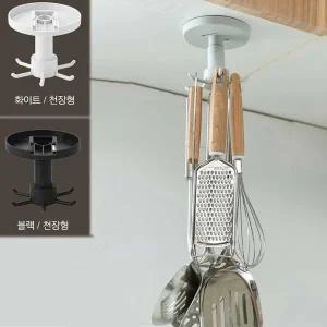 고품질 싱크대 정리 주방 도구 걸이 회전 다용도 후크 (WFFWN2E)