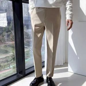 고품질 남자 출근 긴바지 슬랙스 가을 봄 코디 데일리룩 (WFFWOFW)