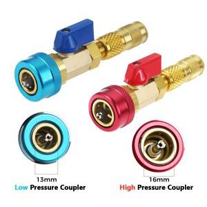 R134a R12 밸브 코어 리무버 설치기 자동차 에어컨 퀵 고저압 수리 도구