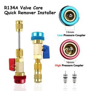 R134a R12 밸브 코어 리무버 인스톨러 자동차 에어컨 퀵 고압 수리 도구