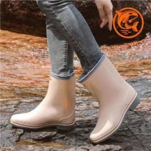 Rly 여성 주방용 방수 작업화 편안한 비닐 레인부츠