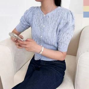 [라일리여성의류] Rly 데일리니트 봄니트 여름니트 여성상의 니트가디건