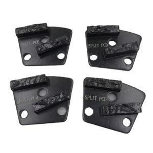 대리석 돌 콘크리트 바닥 및 연마 Terrazzo 연삭을 9Pcs 사다리꼴 PCD 금속 패드 다이아몬드 그라인딩 블록