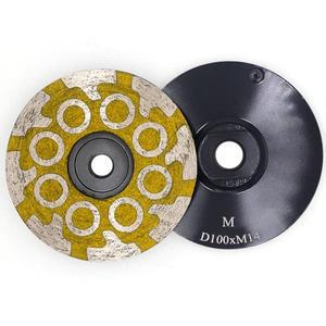 다이아몬드 볼 그라인딩 디스크 콘크리트 대리석 스톤 폴리싱 패드, 앵글 연마기 휠, 블록, 4 인치, 100mm