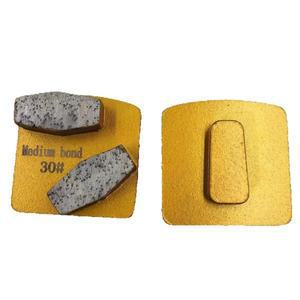 레디 락 다이아몬드 그라인딩 슈즈 디스크, 콘크리트 및 테라조 바닥용 2 개의 드럼 세그먼트 포함, Husqva