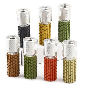 1인치 25mm 다이아몬드 드럼 휠  5/8-11 연마 싱크 구멍 대리석 화강암 석재 용 스레드 그라인딩