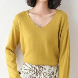 [라일리여성의류] Rly 캐주얼티셔츠 긴팔티셔츠 여성상의 스웨터 가을니