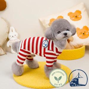 작은개와 고양이를 위한  네발 스웨터 테디 비숑 포메라니안 애완동물 옷 가을 겨울 스타일 캐주얼 귀여운