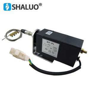 HY-PL 디젤 발전기 스로틀 컨트롤러 엔진 불꽃 차단 밸브 스위치 가속기 부품 12V 24V