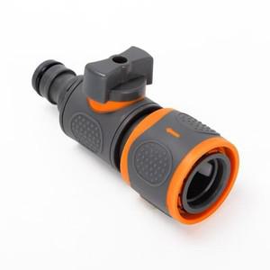 퀵커넥트 정원 호스 어댑터 차단 밸브 포함 12인치 38인치 14인치 및 호환 가능 잔디밭 세차용