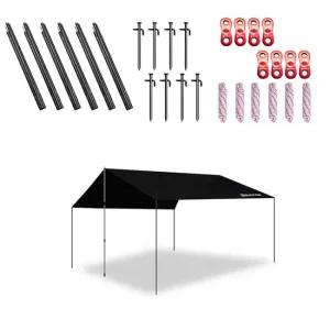 초특가 SALE 블랙코팅 암막타프 풀세트 중 타프 렉타