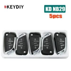 다기능 범용 자동차 원격 키 KD NB29 KD900  URG200 KD-X2 NB 시리즈 KEYDIY KD 리모컨 키 5 개