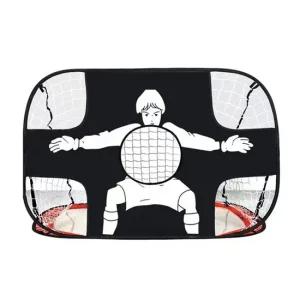 접이식 원터치 이동식 골네트 2in1 축구 풋살 골프 연습 골대 네