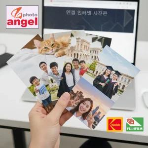 ++[ 엔젤 사진관 ]++ 사 은 품 5 7 인치 사진 A4반정도크기 코닥정품