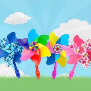 핸들형 킥보드 바람개비 초등 유아 어린이 자전거 씽씽카 악세사리 유모차 장식