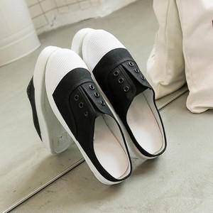 여성 운동화 고무줄 샌들힐 노스트랩 스니커즈