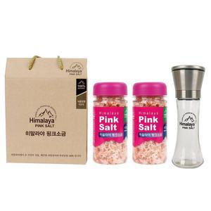 [JH8QS46S_52ET]핑크소금 400gX2개입+그라인더(180g)