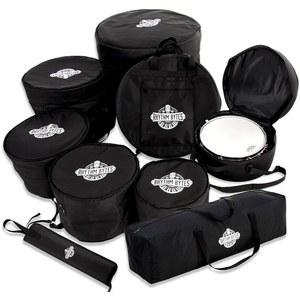 드럼 케이스 올인원 드럼백 10mm 패딩 10 12 13 16 바닥 14 올가미 22 46 하드웨어 심벌 스틱 포함 9개