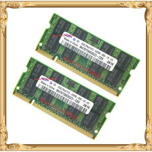 노트북 메모리 4GB 2x2GB 667MHz PC2 5300 DDR2 RAM 4G 667 5300S 2G 200 핀 SO DIMM