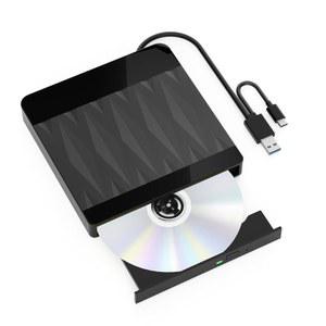 Taopjwr 외장 블루레이 드라이브, 버너 지원 50G 디스크 읽기/쓰기, PC용 블루레이/DVD Windows MacOS Linu