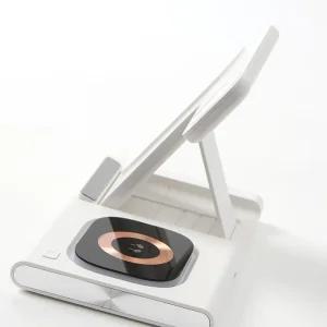 OCE 고속 휴대폰 이어폰 무선충전기 화이트