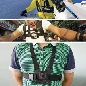 레저 용 카메라 마운트 J형 산악 라이딩 스트랩 바디캠 장비 (WFK0G77)