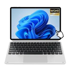 VGKE 2-in-1 터치-스크린 LAPTOP 랩탑 노트북, 12.3 3K IPS 태블릿 PC 키보드, Intel 셀러론 노트북 인강용
