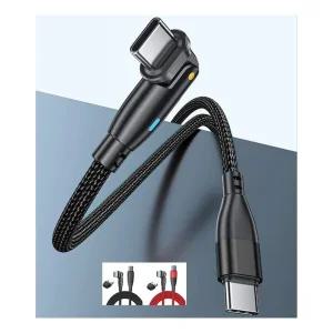 (무료배송) 키밍 60W CtoC ㄱ자 충전 케이블 핸드폰 1m