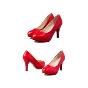 굽높은 가보시 통굽  여자 화이트 9cm  (49Jpc)