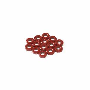 호환  50PCS T37-2 분말 코어 T37-2 OD ID HT 9.553mm 4nHN2 10uo 분진 코어 페라이트 Toroid 코팅 빨간색