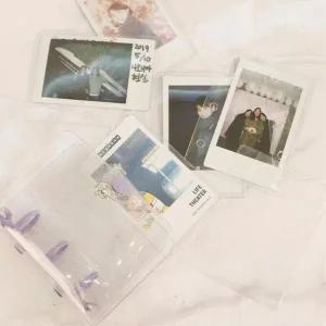 [마이모노샵] 폴라로이드 포카바인더 앨범 투명 포켓 속지 10p 커플