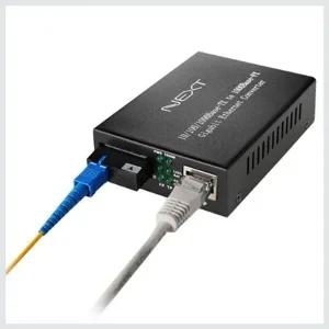 장거리 싱글타입 WDM 광케이블 변환기 통신 장비 출력 스테레오