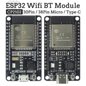 ESP32-CP2102 2.4G WIFI 블루투스 모듈 개발 보드 30Pin 마이크로 Type-C ESP-32 초저전력 소비 듀얼 코어