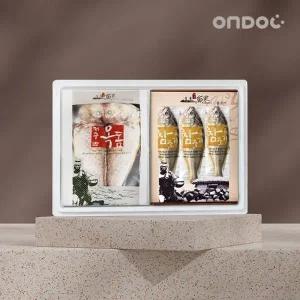[온도씨]제주수산물 선물세트 모둠 3호 (옥돔 왕대 3미/참조기 대 6미/총1.3kg내외)