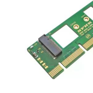 데이터 전송 속도 NVMe M.2 NGFF SSD 어댑터 라이저 카드 PCI Express 3.0 16x X4 변환기