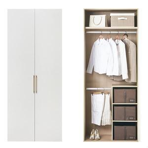 한샘 바이엘 옷장 90cm(높이216cm) 화이트 T수납형