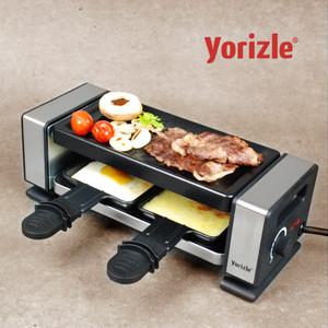 요리즐 라클렛 미니전기그릴 풀세트 철판구이 스톤 개인화로 1인용그릴 미니 1인용화로